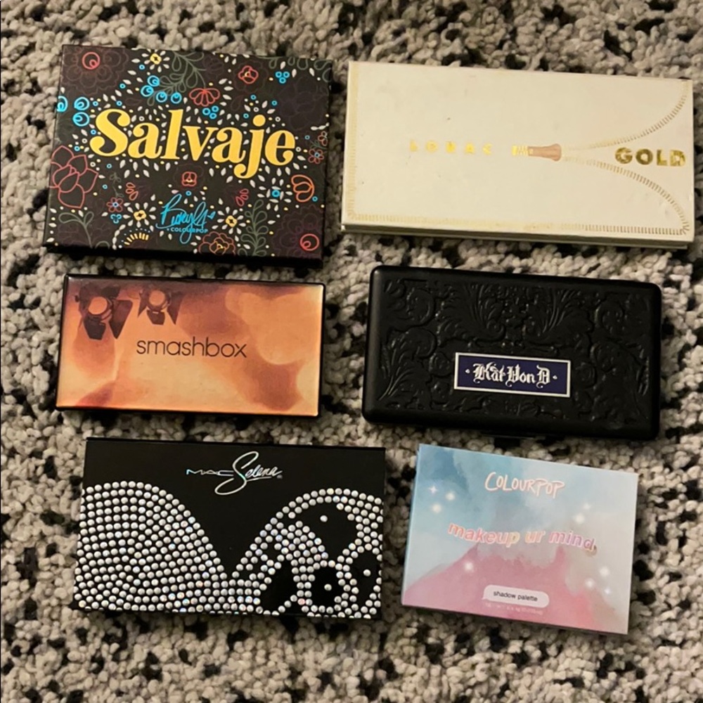 Various Brand Makeup Palettes